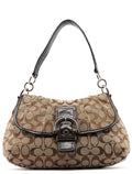 F17093 Beige Signature C Soho Shoulder Bag