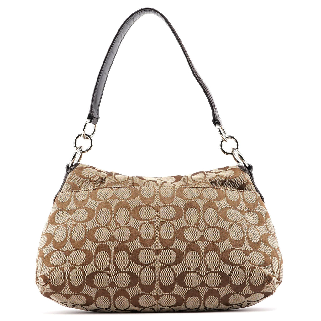 F17093 Beige Signature C Soho Shoulder Bag