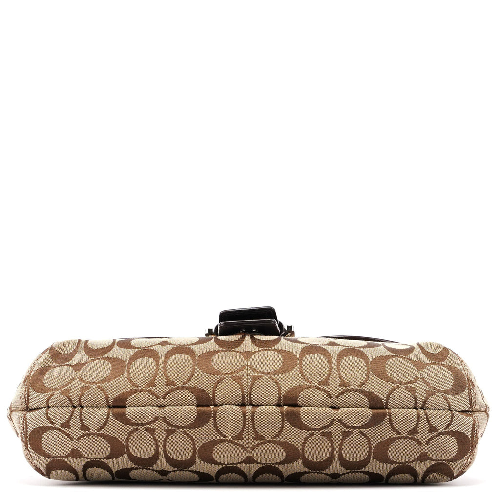 F17093 Beige Signature C Soho Shoulder Bag
