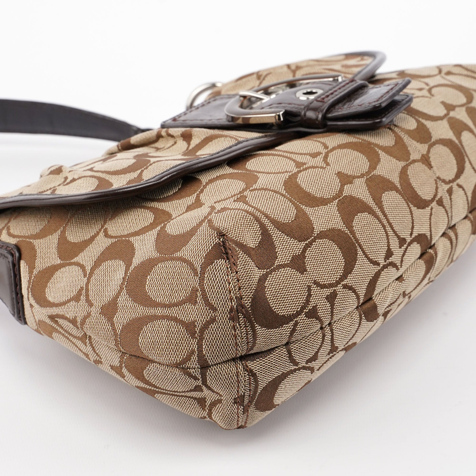 F17093 Beige Signature C Soho Shoulder Bag