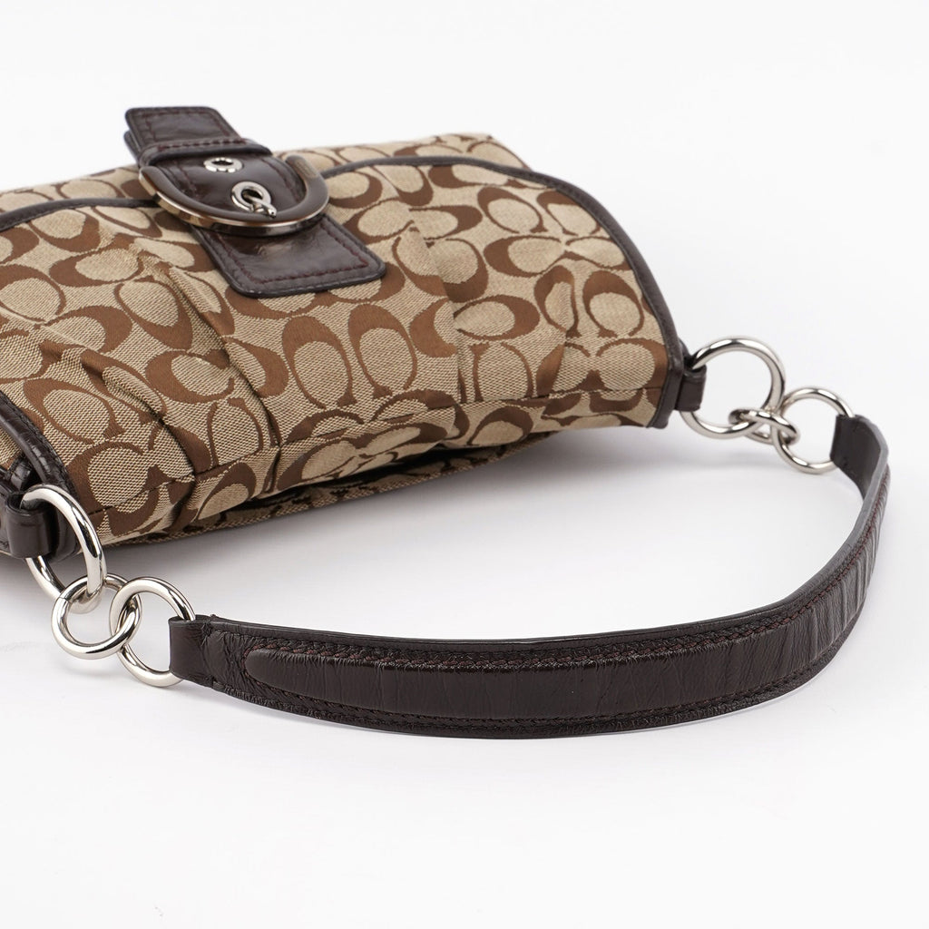 F17093 Beige Signature C Soho Shoulder Bag