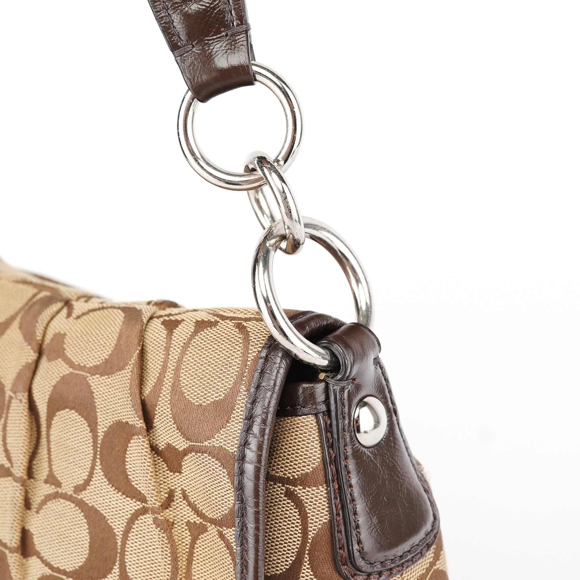 F17093 Beige Soho Shoulder Bag