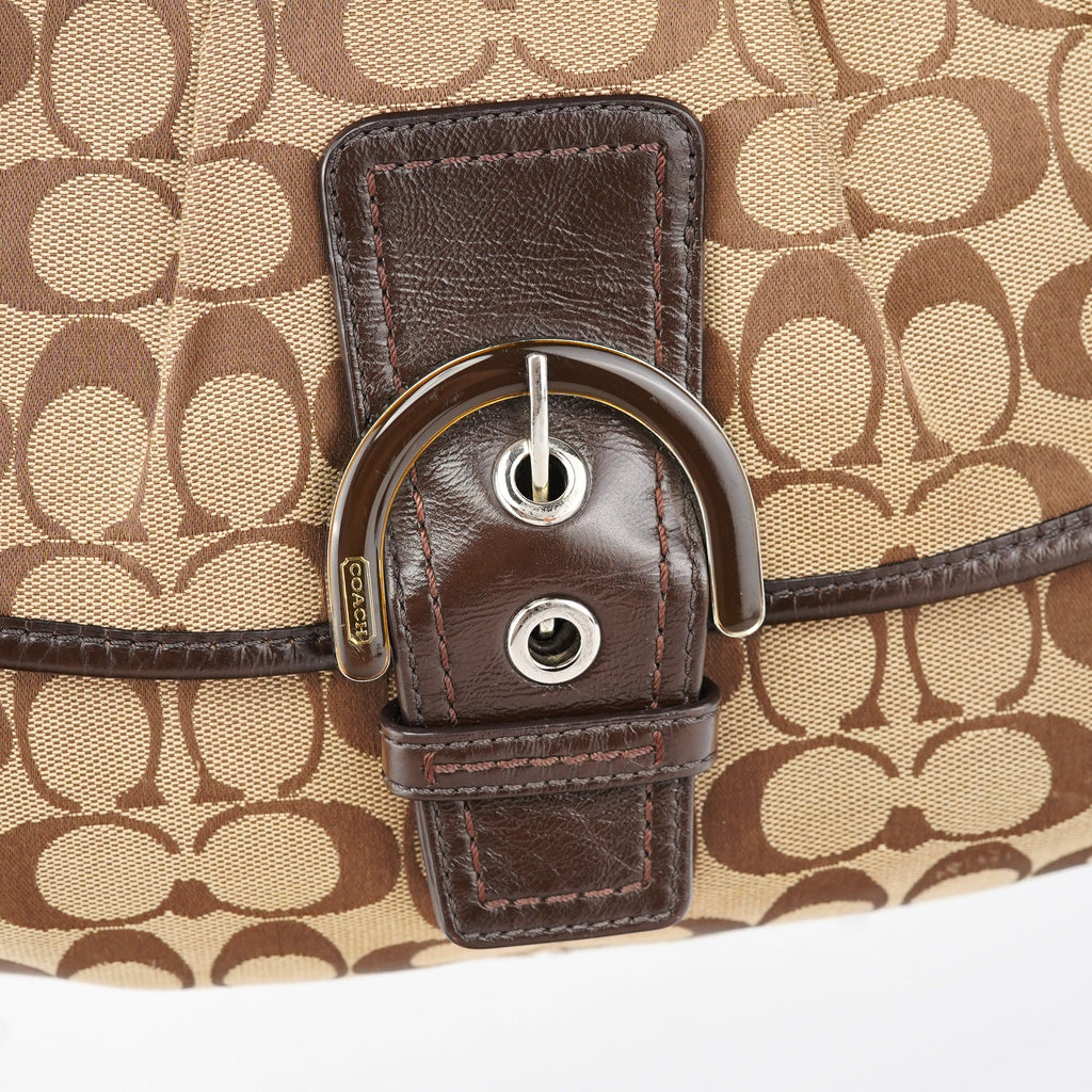 F17093 Beige Soho Shoulder Bag