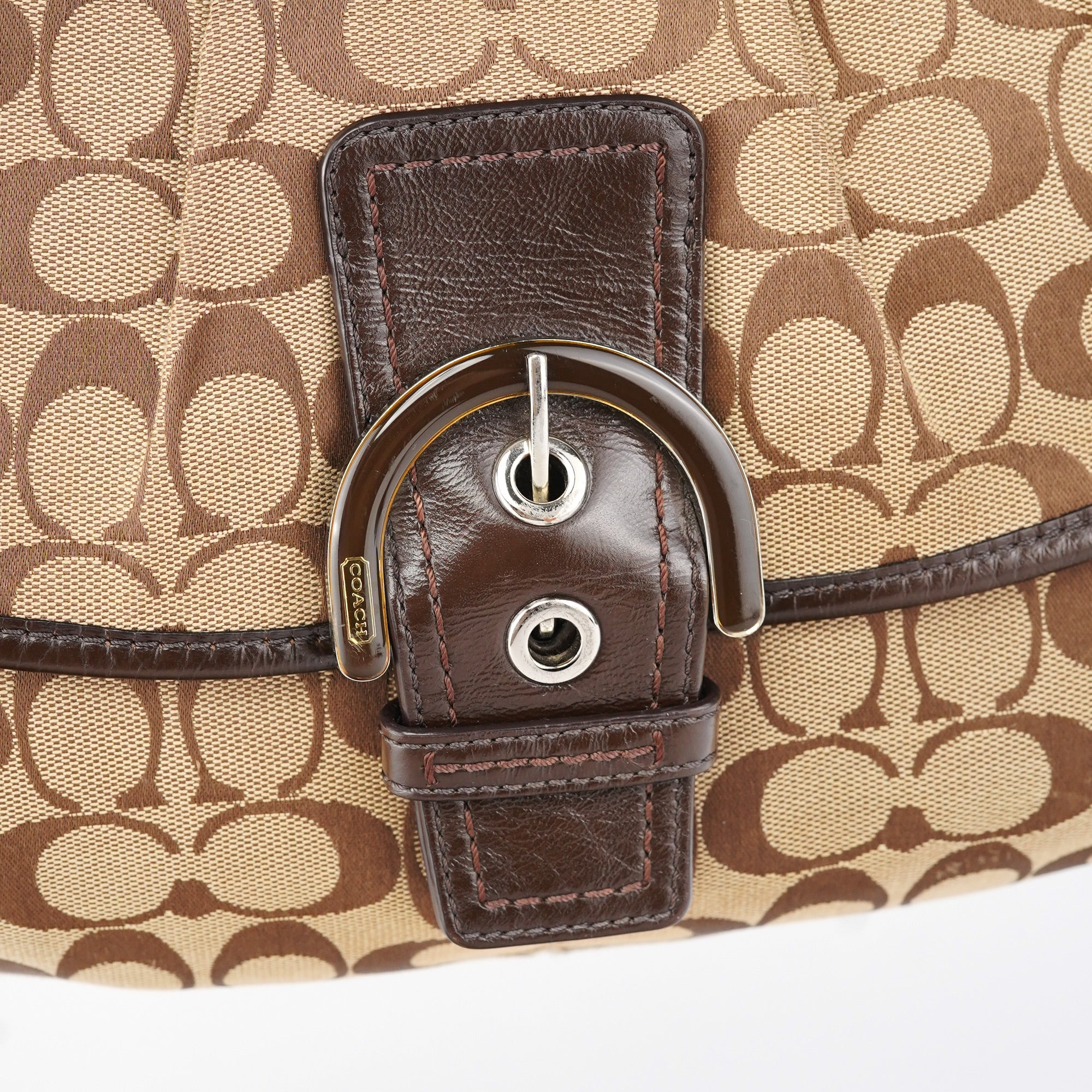 F17093 Beige Soho Shoulder Bag