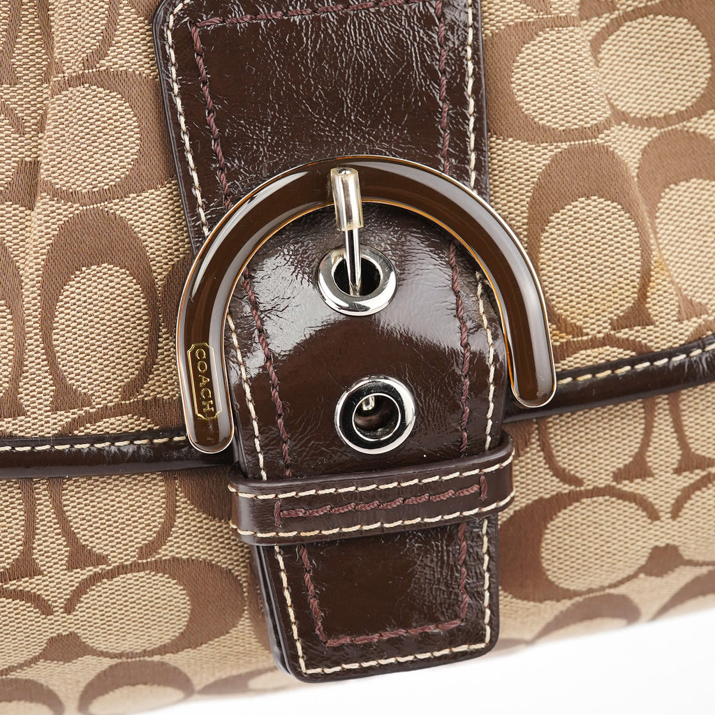 F17093 Beige Soho Shoulder Bag