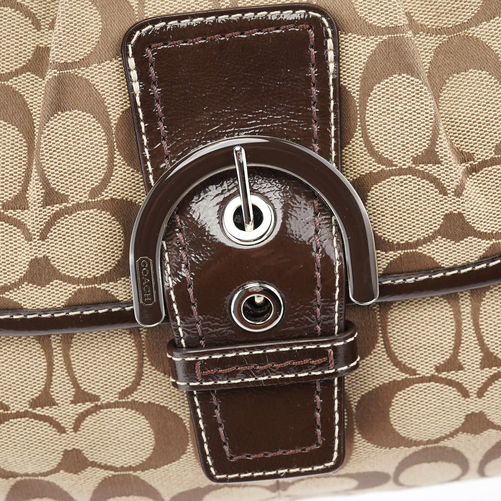 F17093 Beige Soho Shoulder Bag