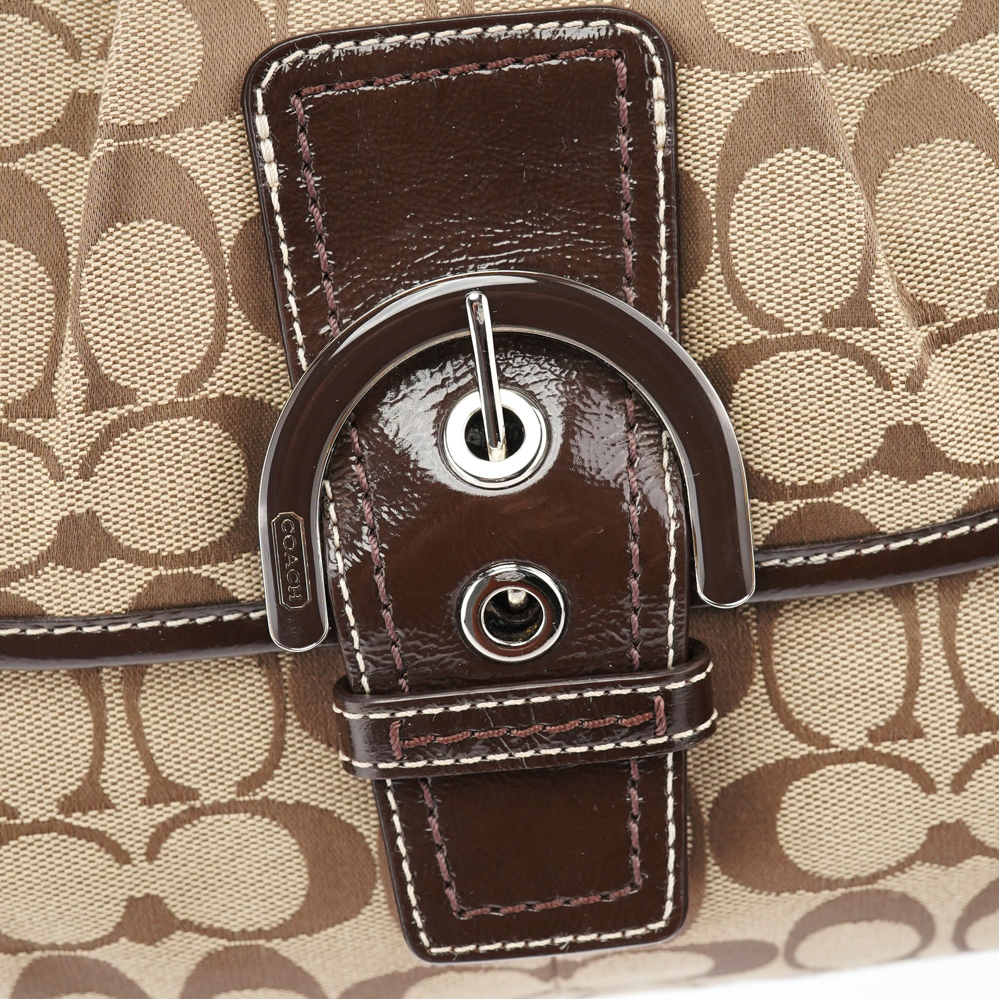 F17093 Beige Soho Shoulder Bag