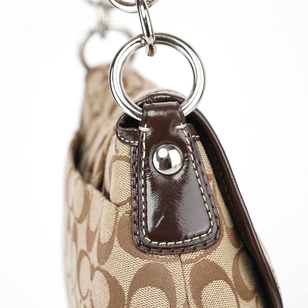 F17093 Beige Soho Shoulder Bag