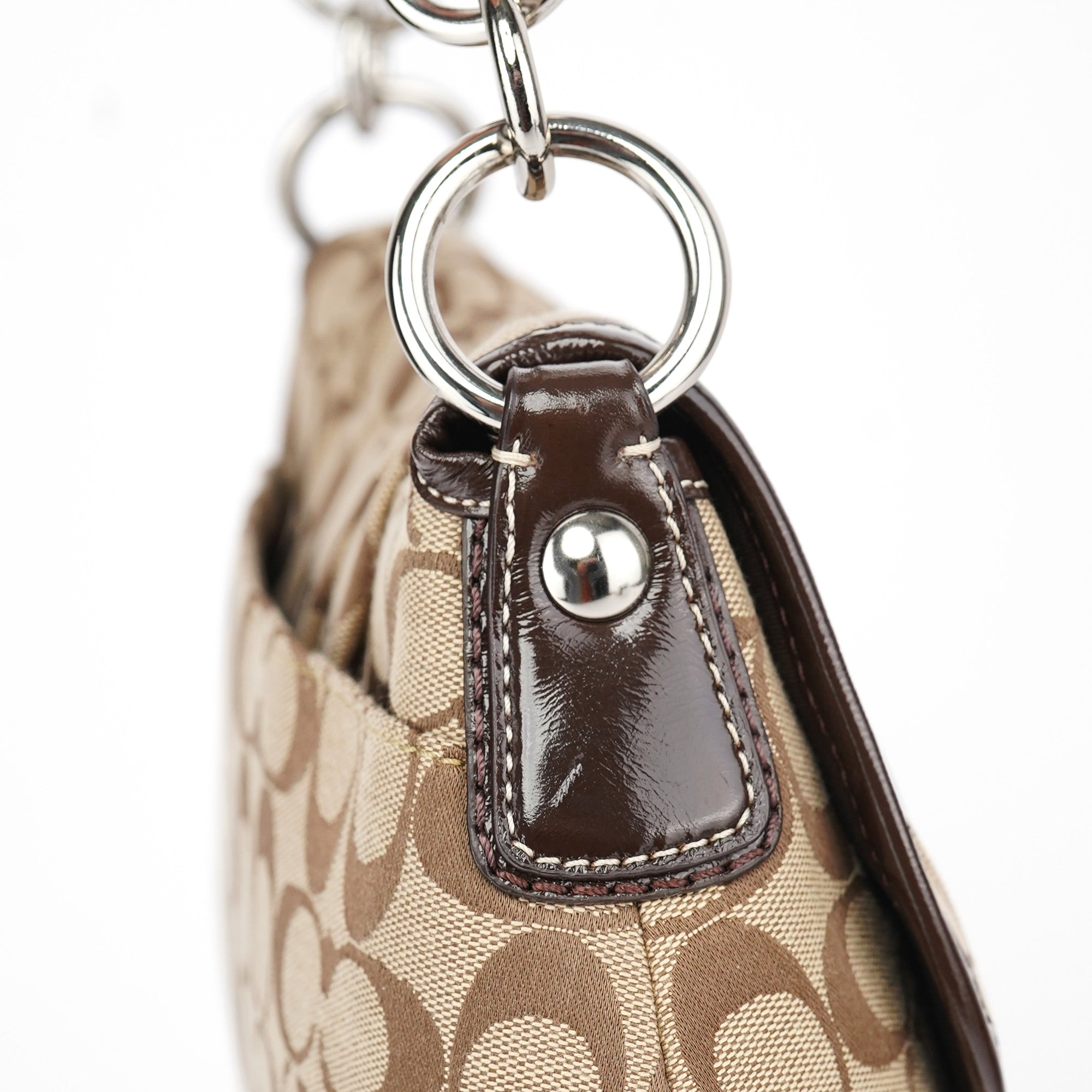F17093 Beige Soho Shoulder Bag