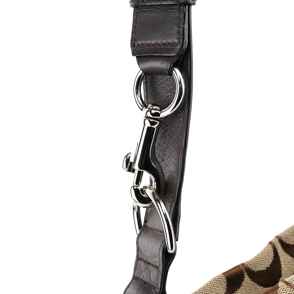 F17169 Beige Brown Signature Soho 2-Way Bag