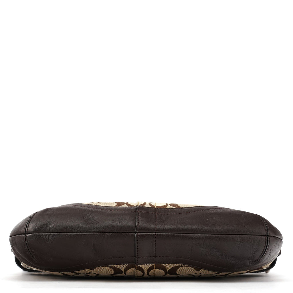 F17169 Beige Brown Signature Soho 2-Way Bag