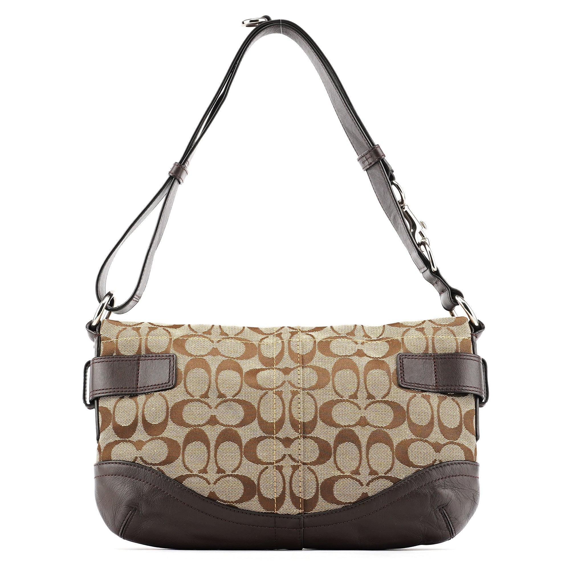 F17169 Beige Brown Signature Soho 2-Way Bag