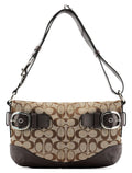 F17169 Beige Brown Signature Soho 2-Way Bag