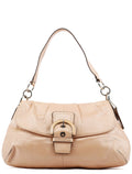 F17217 Beige Leather Soho Shoulder Bag