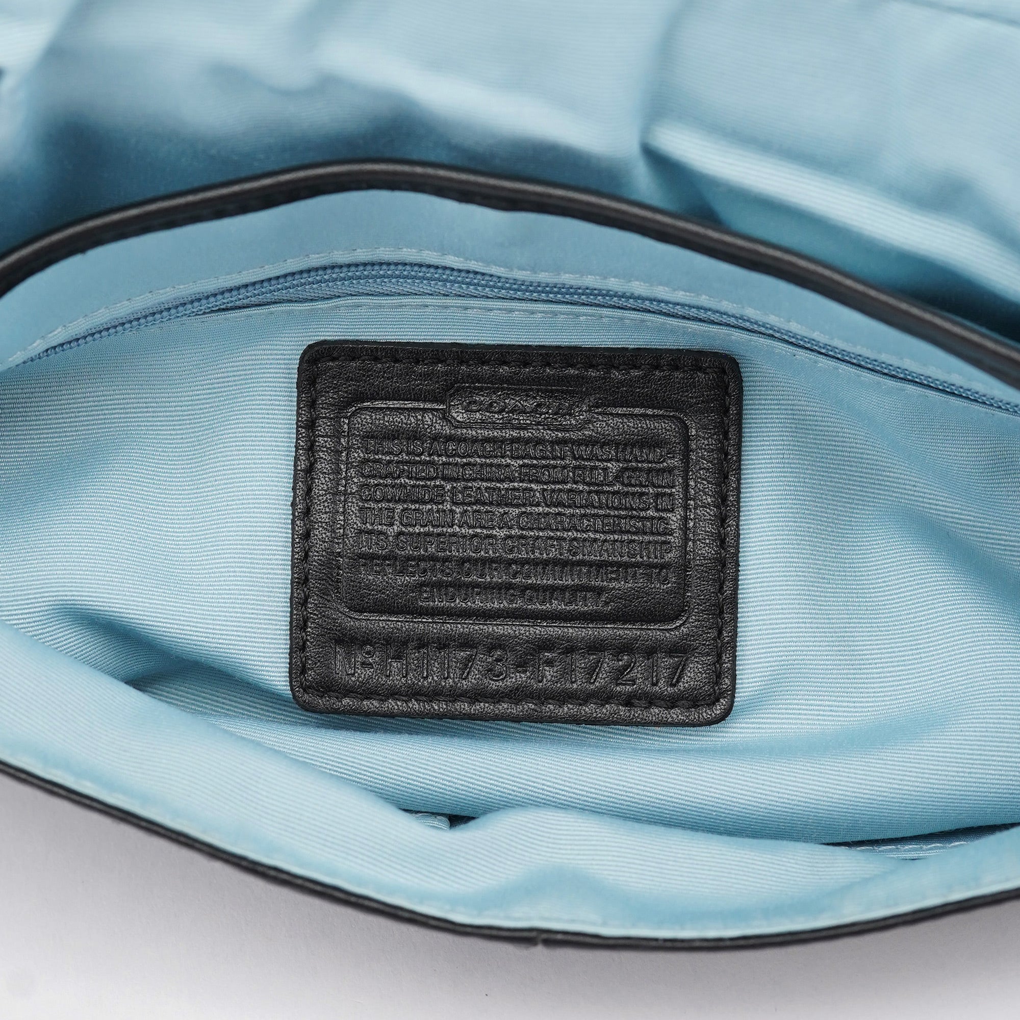 F17217 Black Leather Soho Shoulder Bag