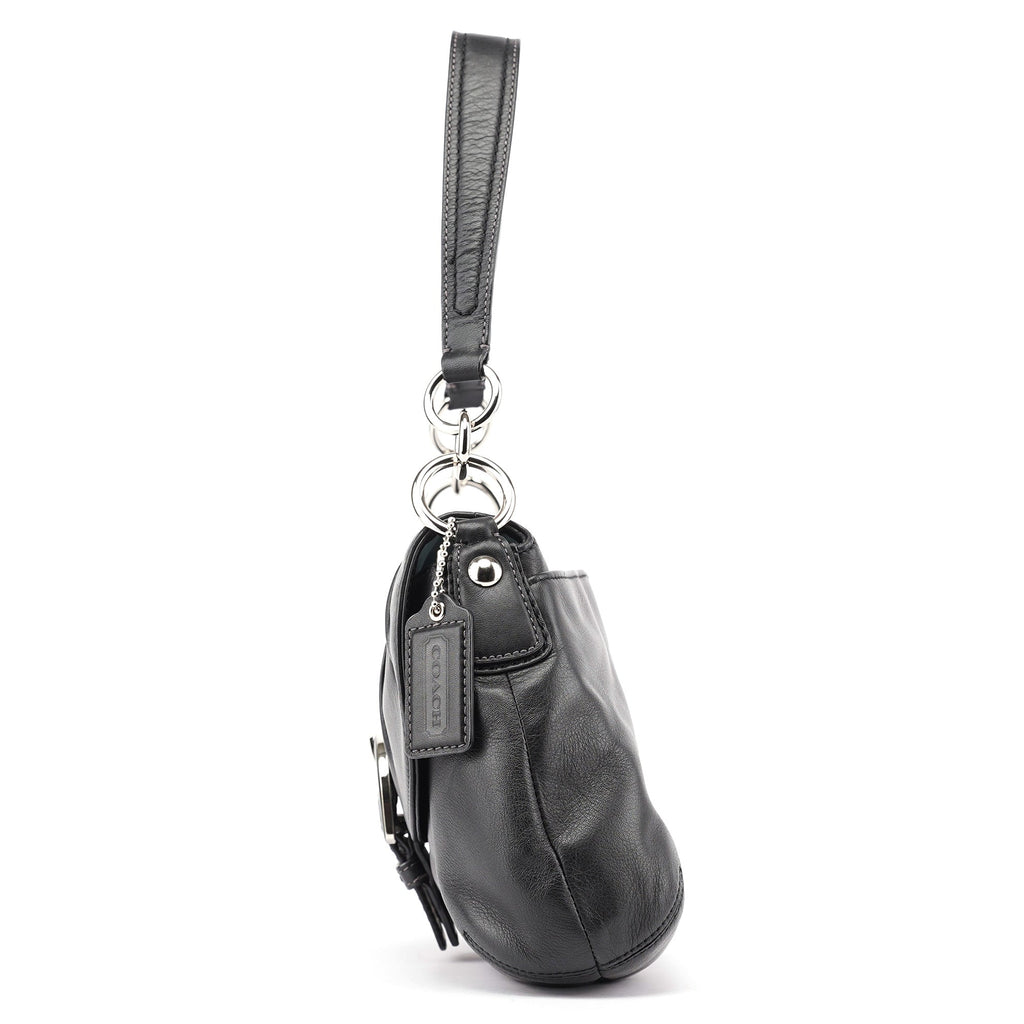 F17217 Black Leather Soho Shoulder Bag
