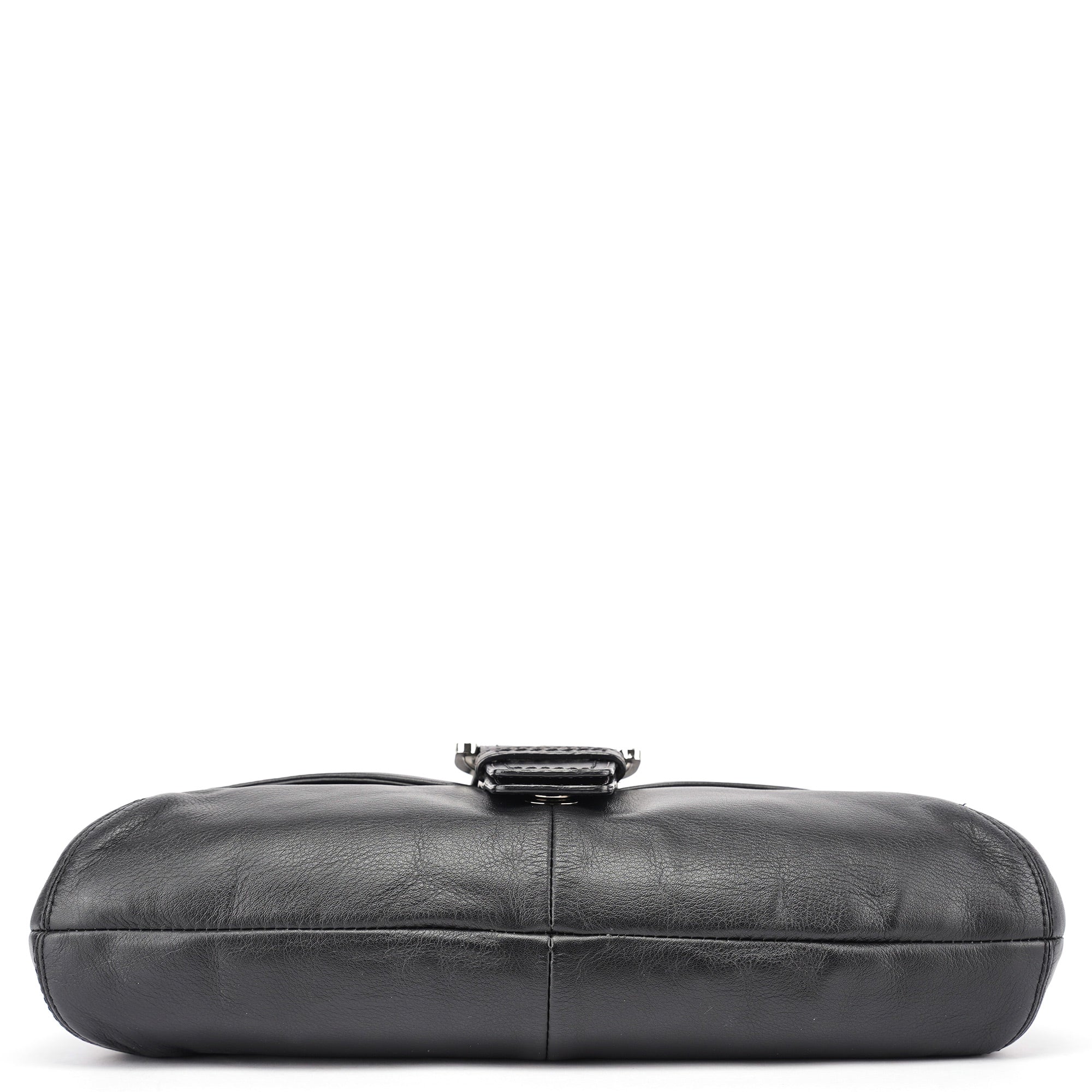 F17217 Black Leather Soho Shoulder Bag