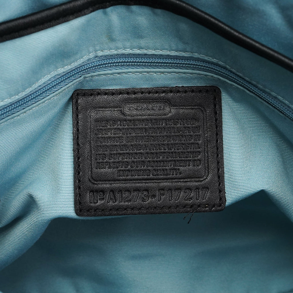 F17217 Black Leather Soho Shoulder Bag