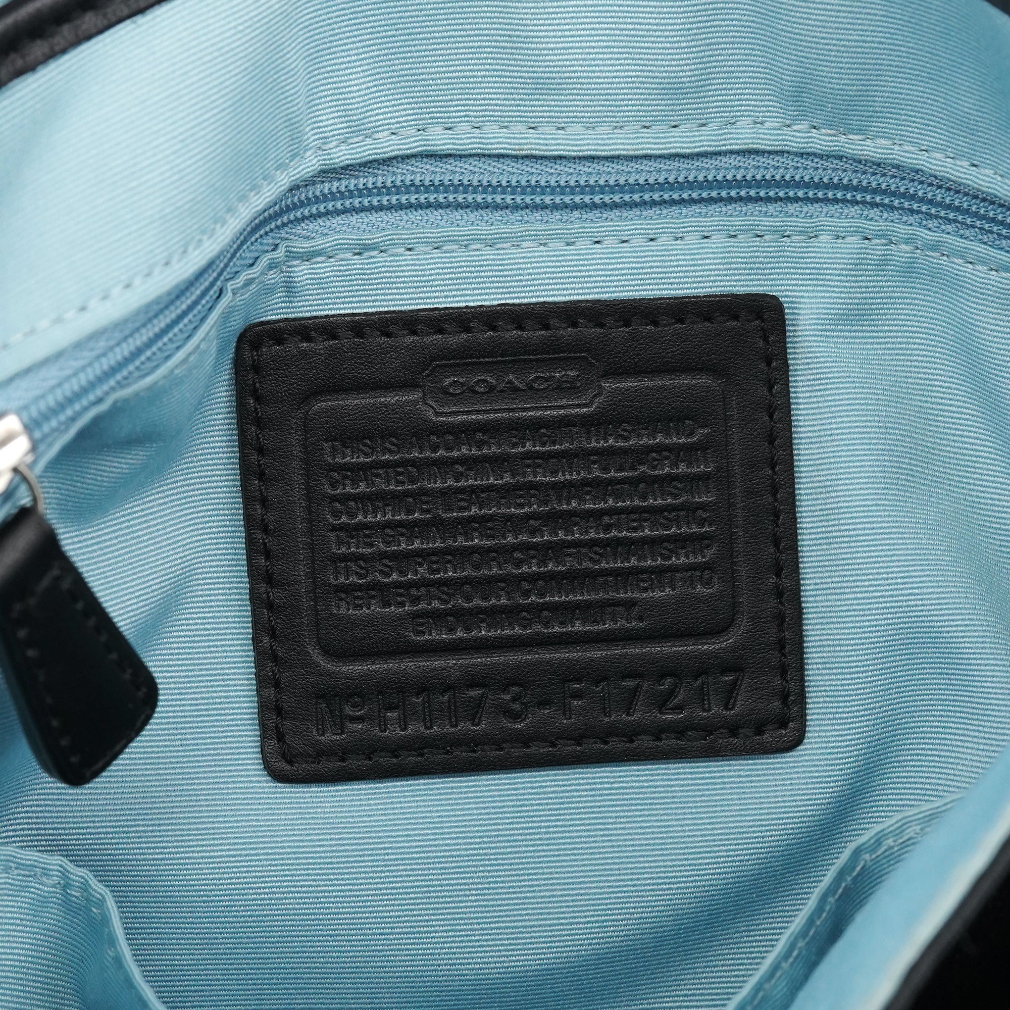 F17217 Black Leather Soho Shoulder Bag