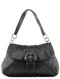 F17217 Black Leather Soho Shoulder Bag