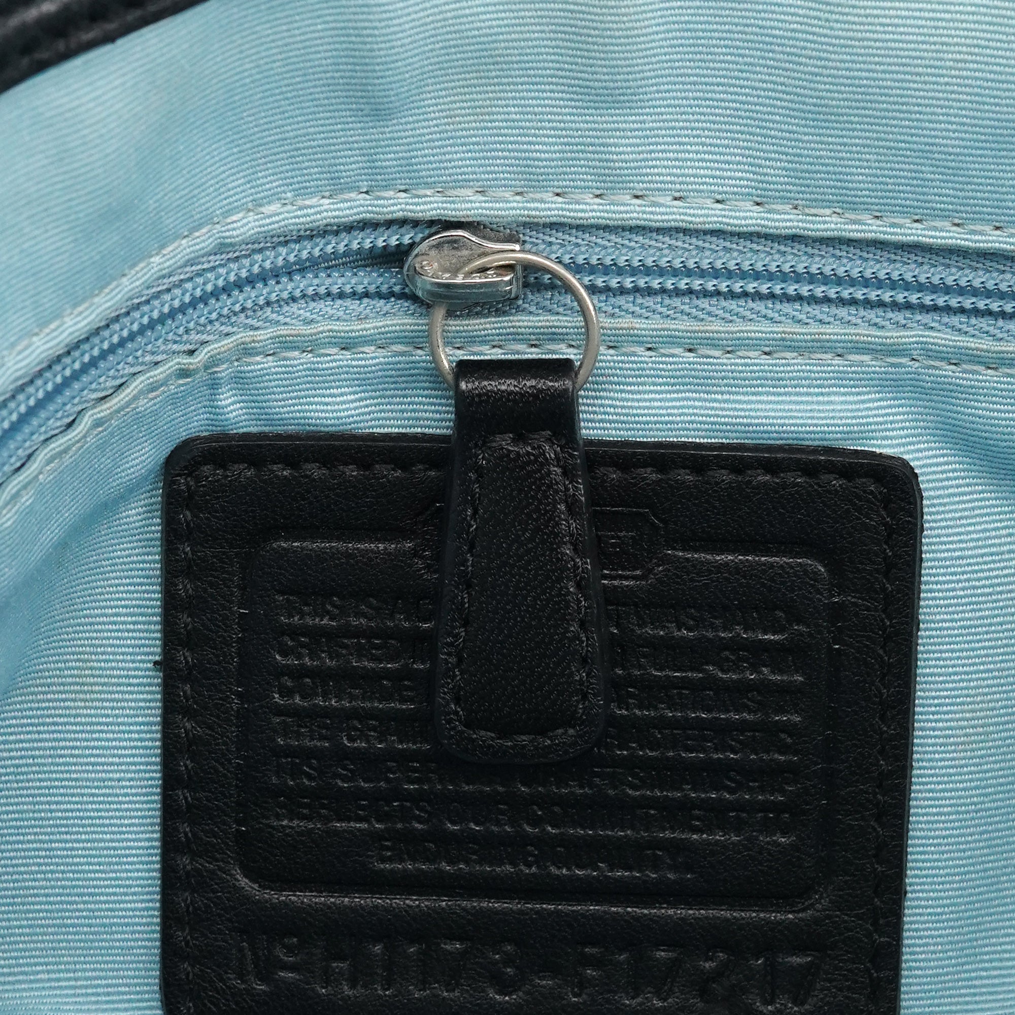 F17217 Black Leather Soho Shoulder Bag