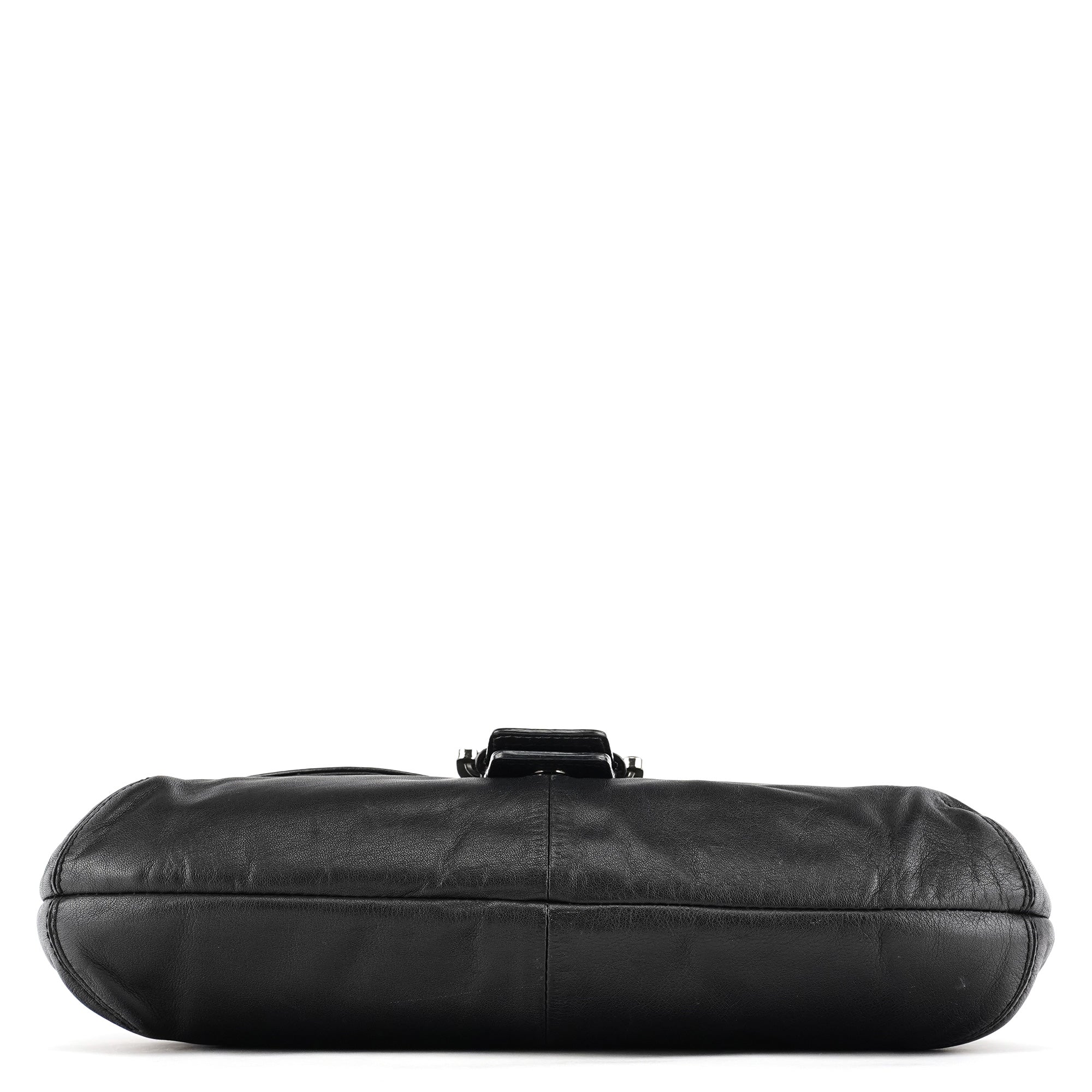 F17217 Black Leather Soho Shoulder Bag