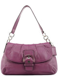 F17217 Purple Leather Soho Shoulder Bag