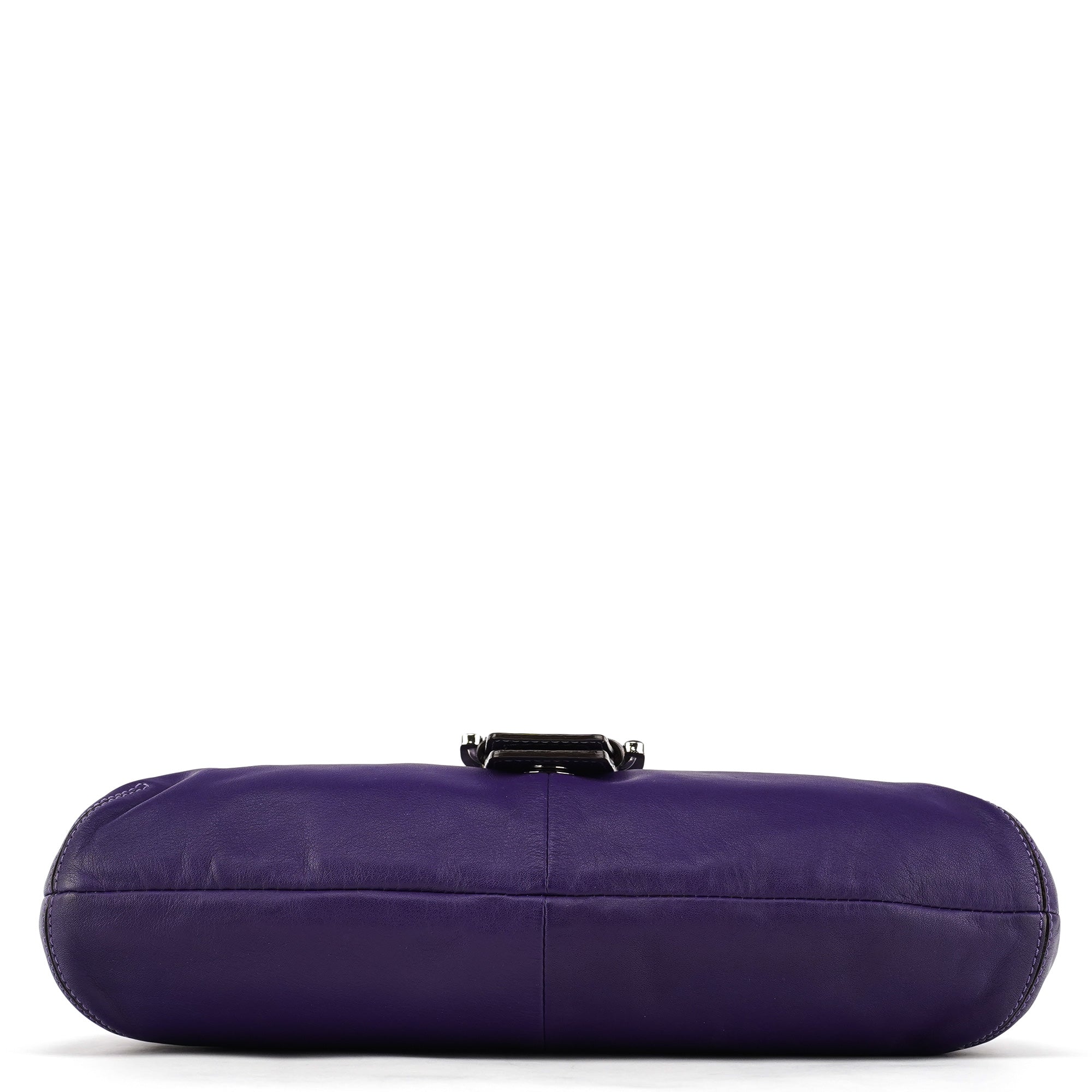 F17217 Purple Leather Soho Shoulder Bag