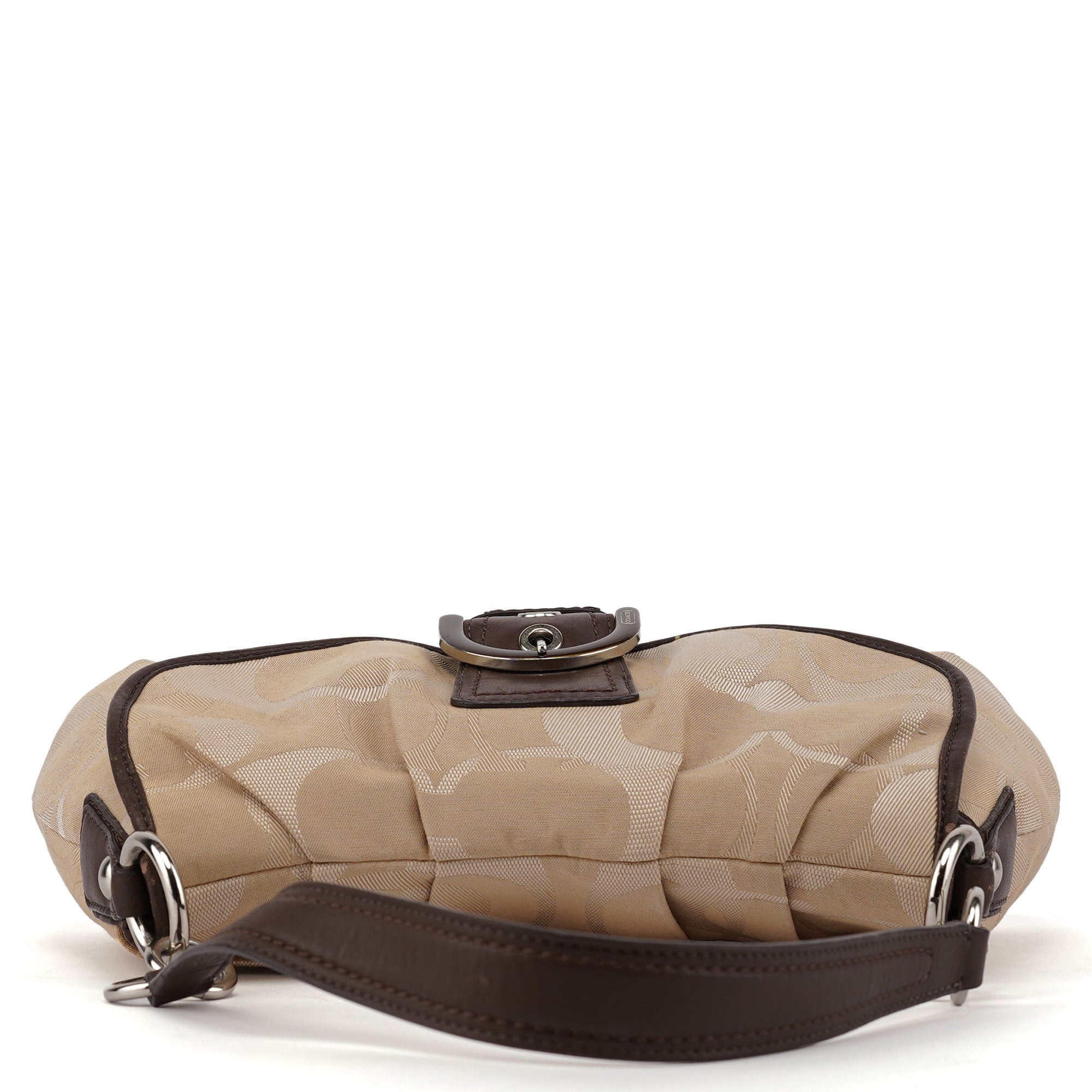 F17395 Beige Brown Soho Shoulder Bag