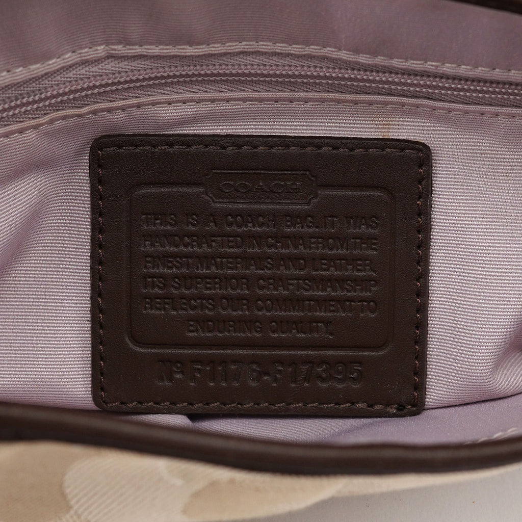 F17395 Beige Brown Soho Shoulder Bag