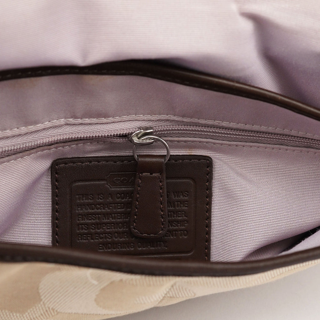 F17395 Beige Brown Soho Shoulder Bag