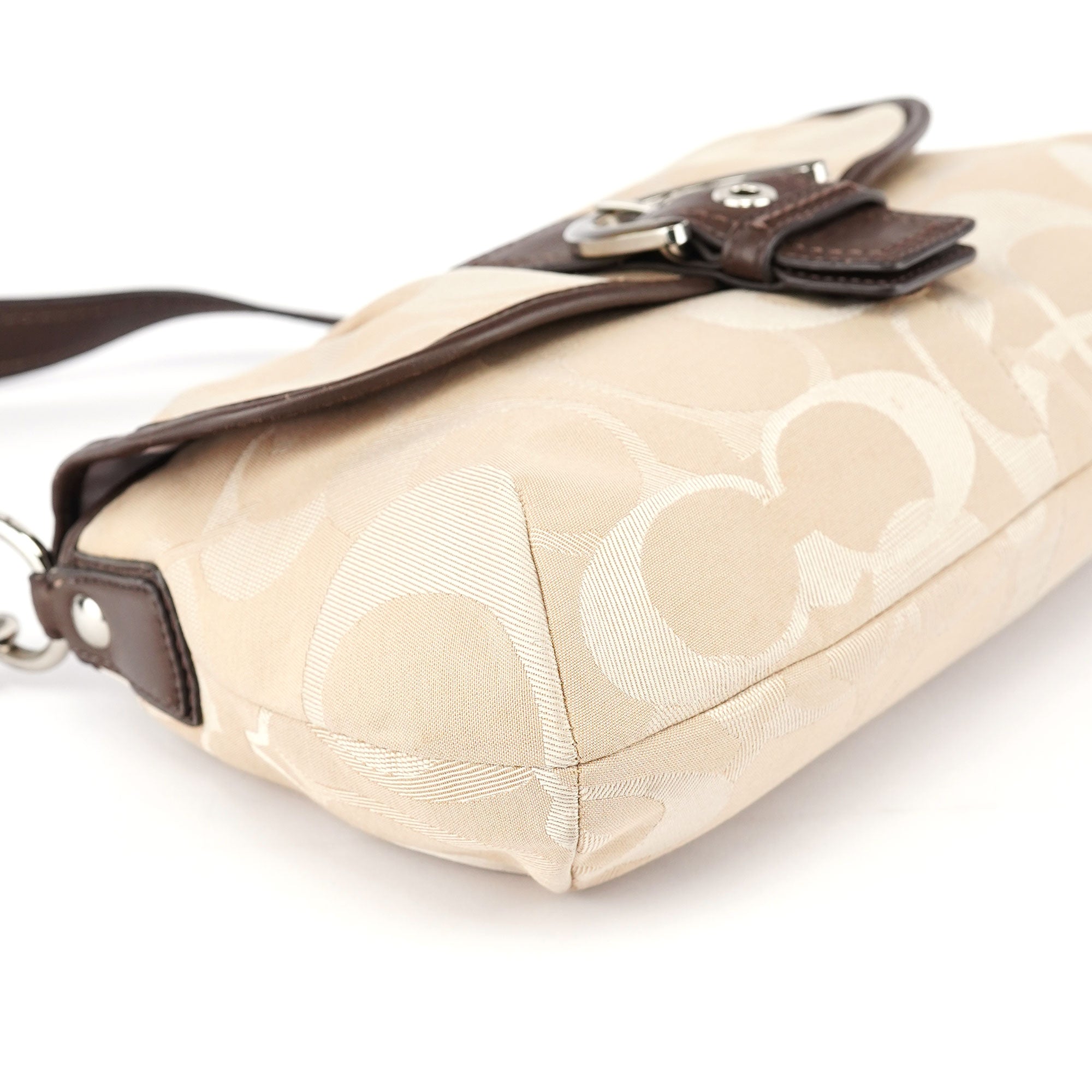 F17395 Beige Brown Soho Shoulder Bag