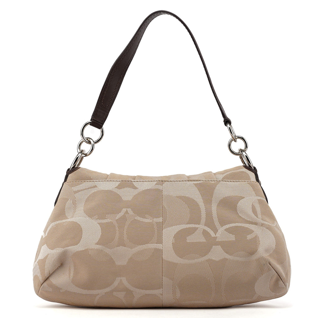 F17395 Beige Brown Soho Shoulder Bag