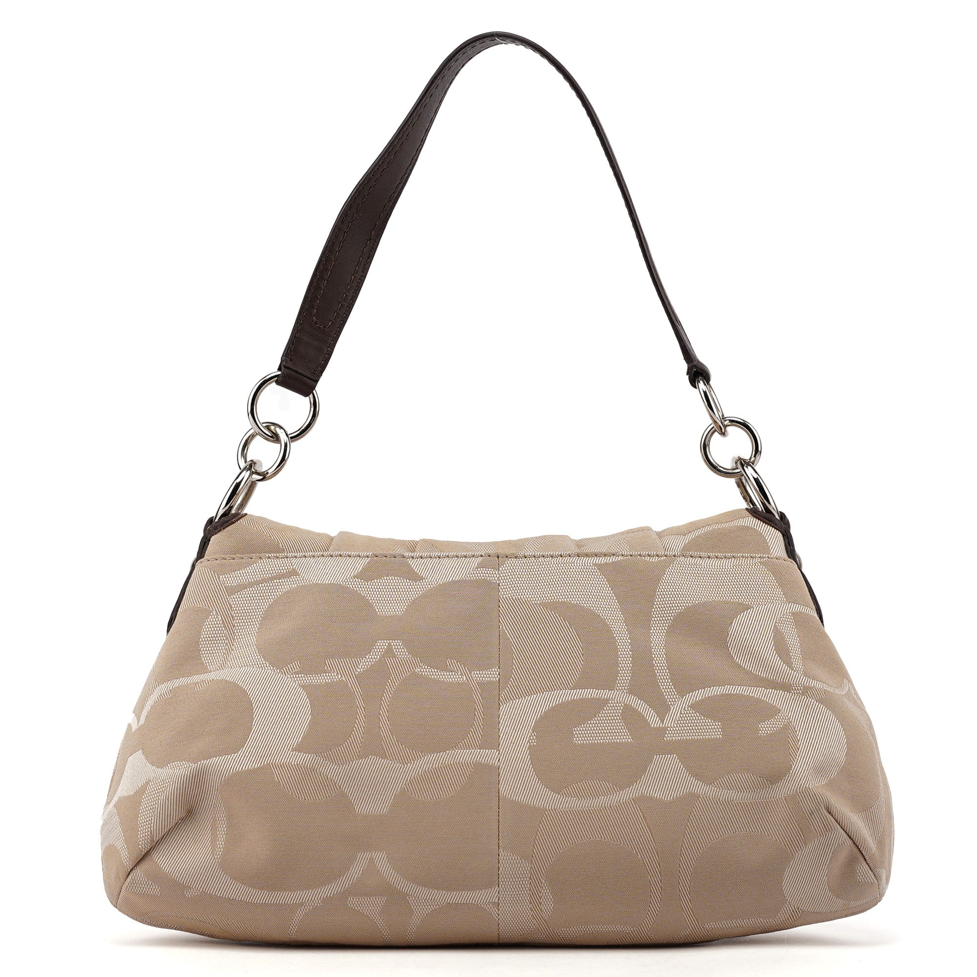F17395 Beige Brown Soho Shoulder Bag