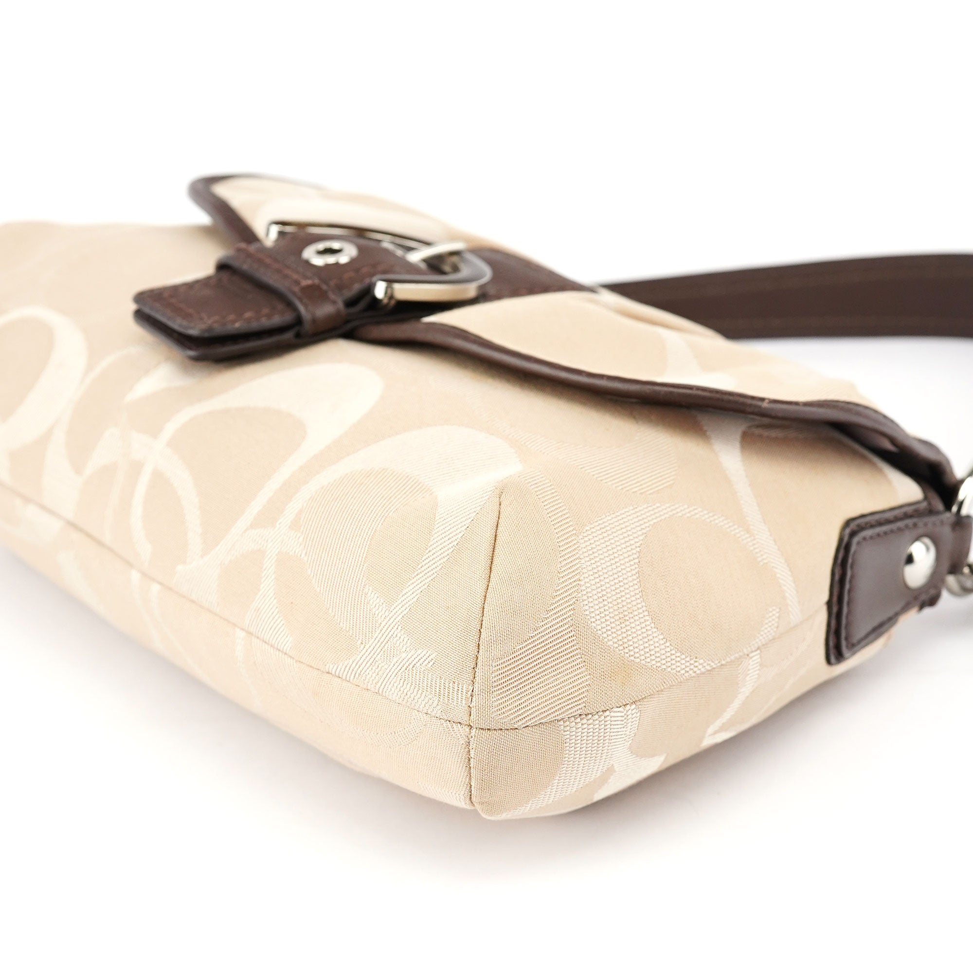 F17395 Beige Brown Soho Shoulder Bag