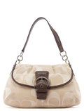F17395 Beige Brown Soho Shoulder Bag