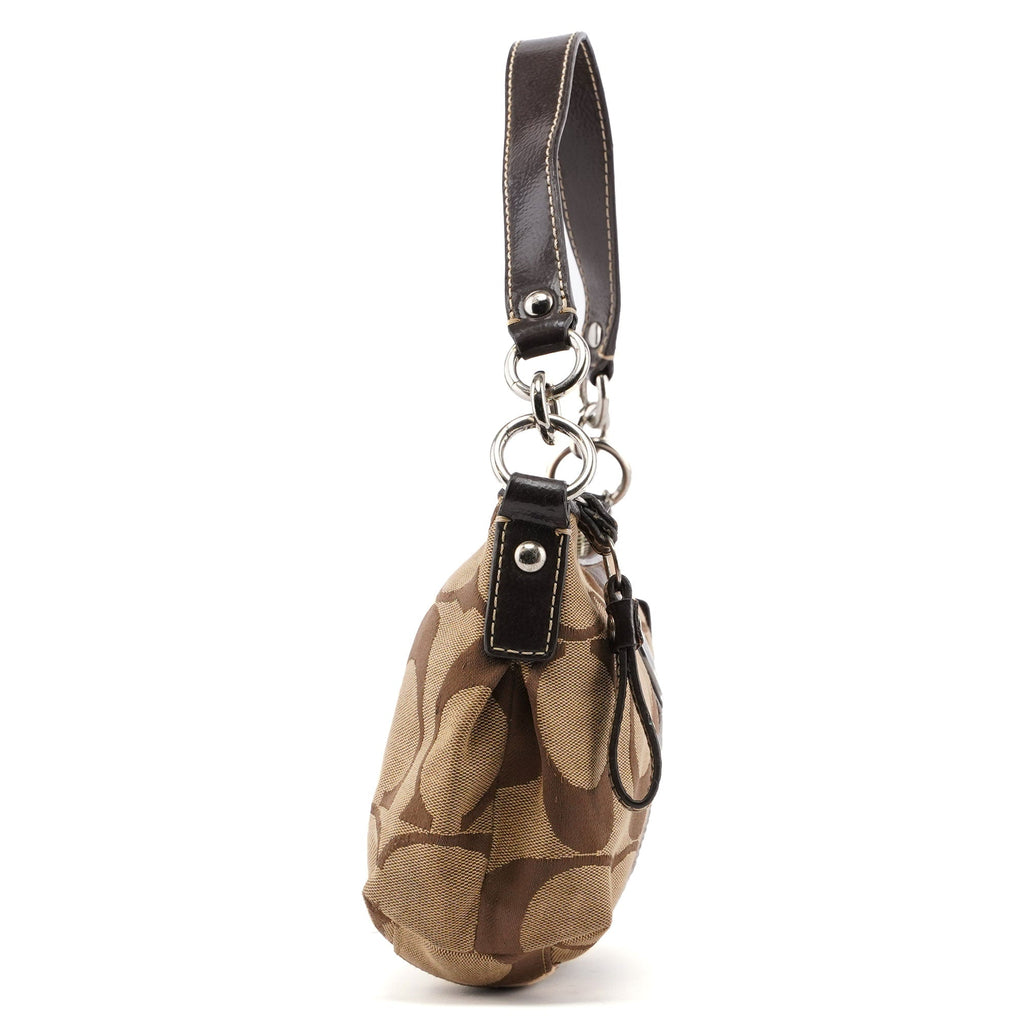 F17439 Beige Signature C Mini Hobo Bag