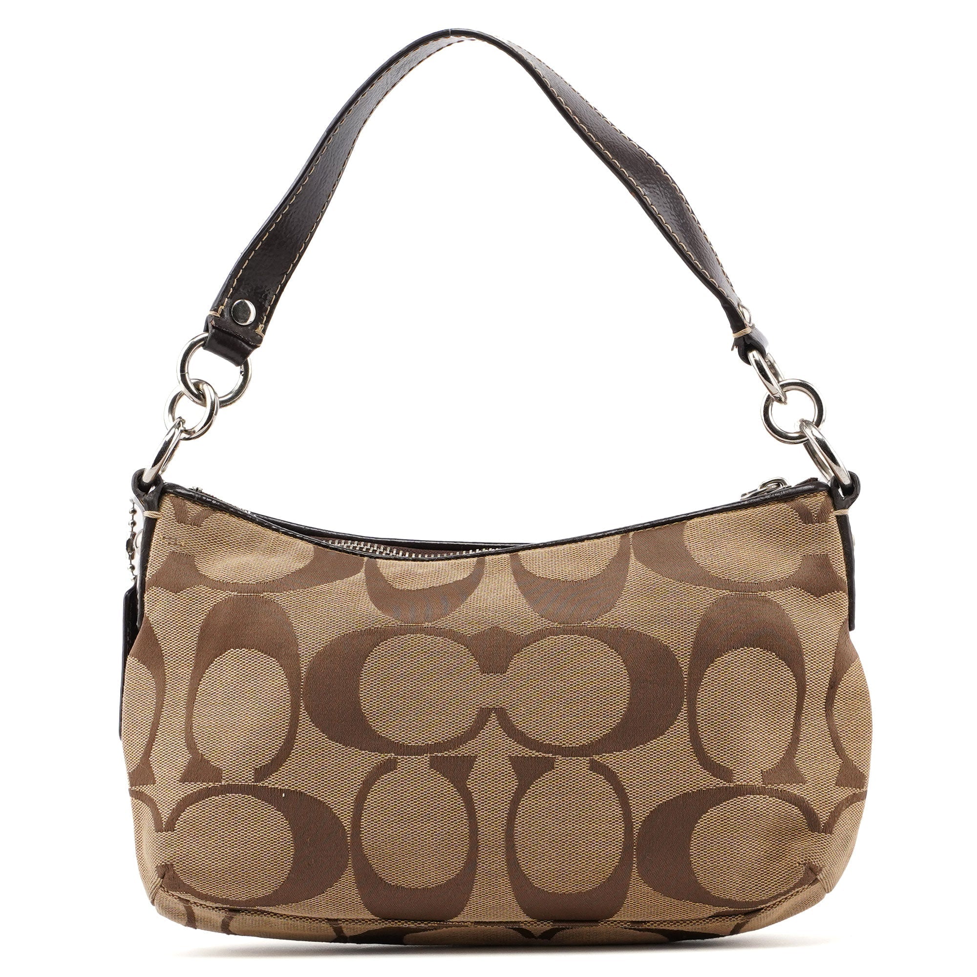 F17439 Beige Signature C Mini Hobo Bag