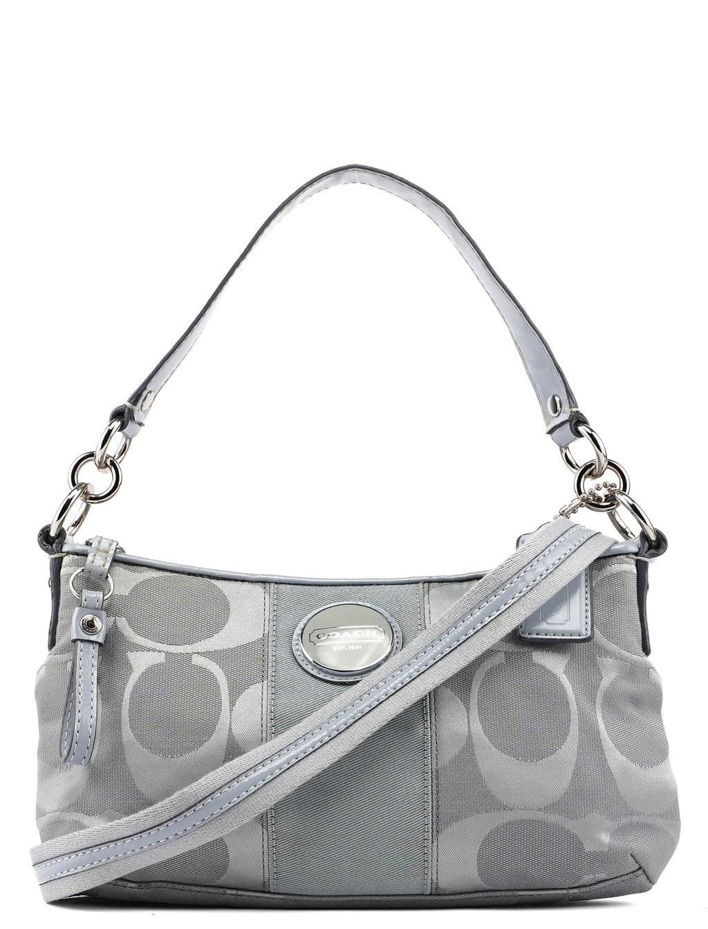 F17439 Pale Blue Signature C 2-Way Bag