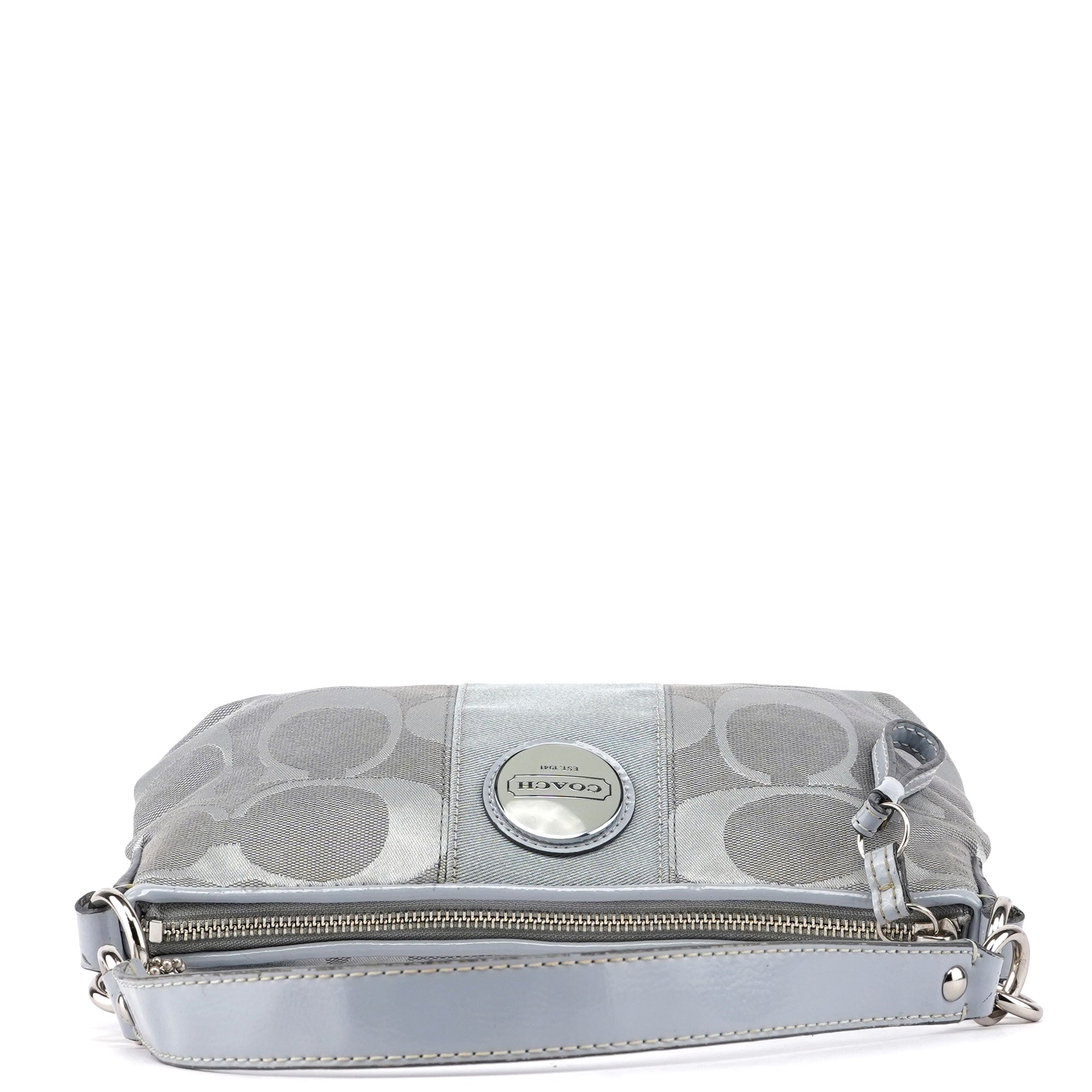 F17439 Pale Blue Signature C 2-Way Bag