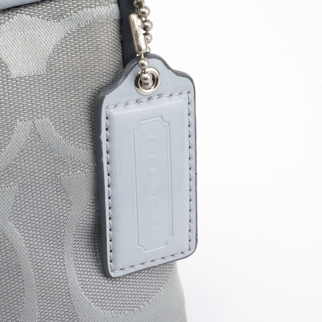 F17439 Pale Blue Signature C 2-Way Bag