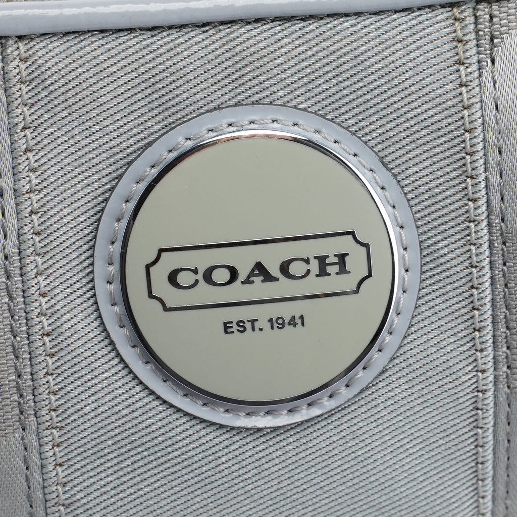 F17439 Pale Blue Signature C 2-Way Bag