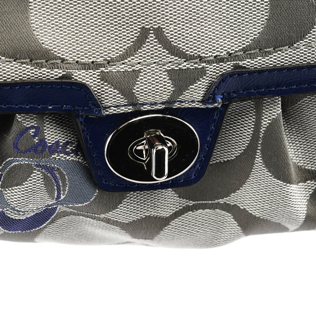 F18756 Grey Canvas Soho 2-Way Bag