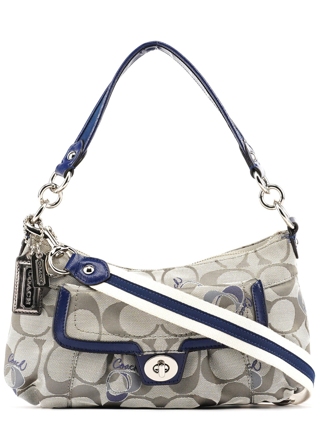 F18756 Grey Canvas Soho 2-Way Bag