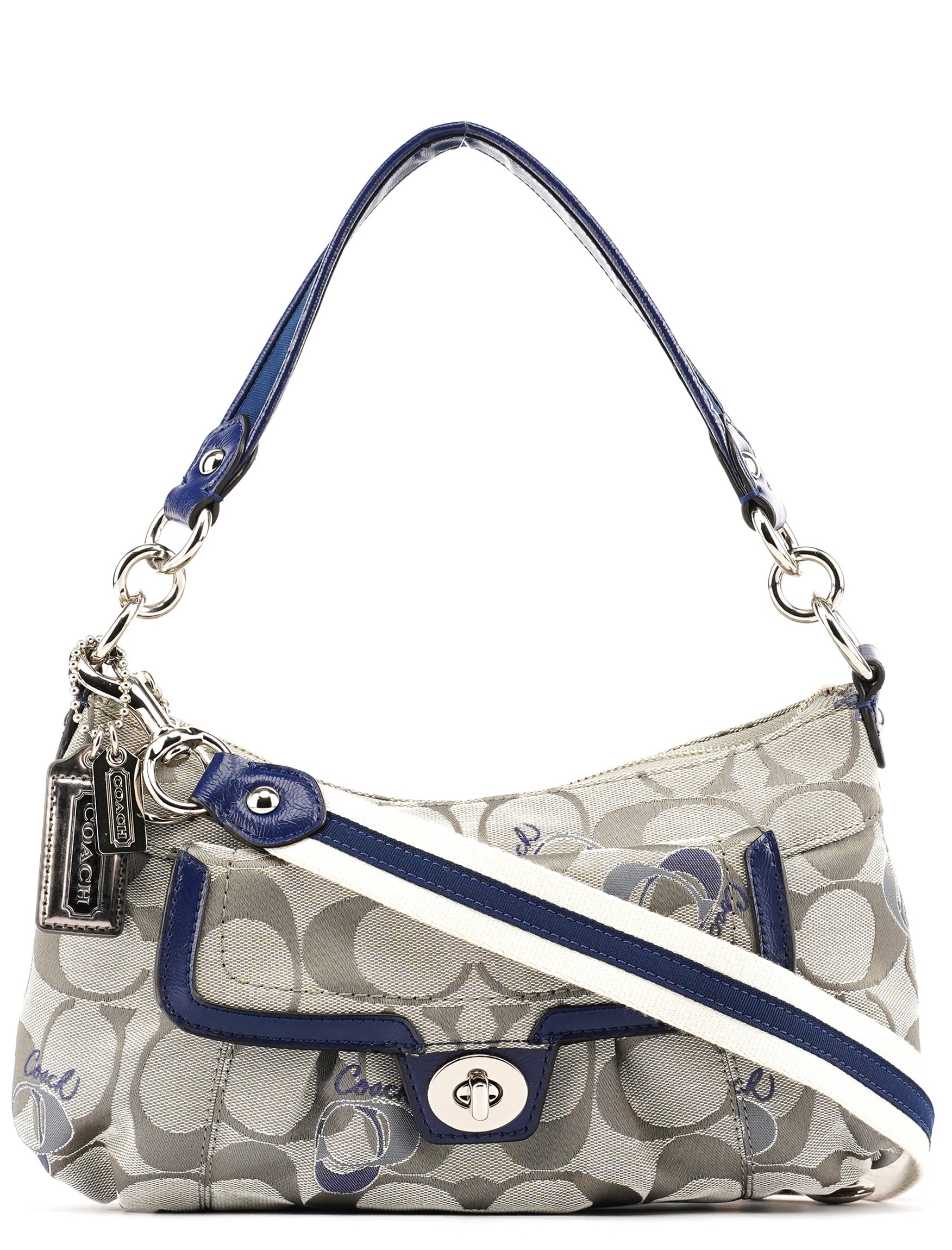 F18756 Grey Canvas Soho 2-Way Bag