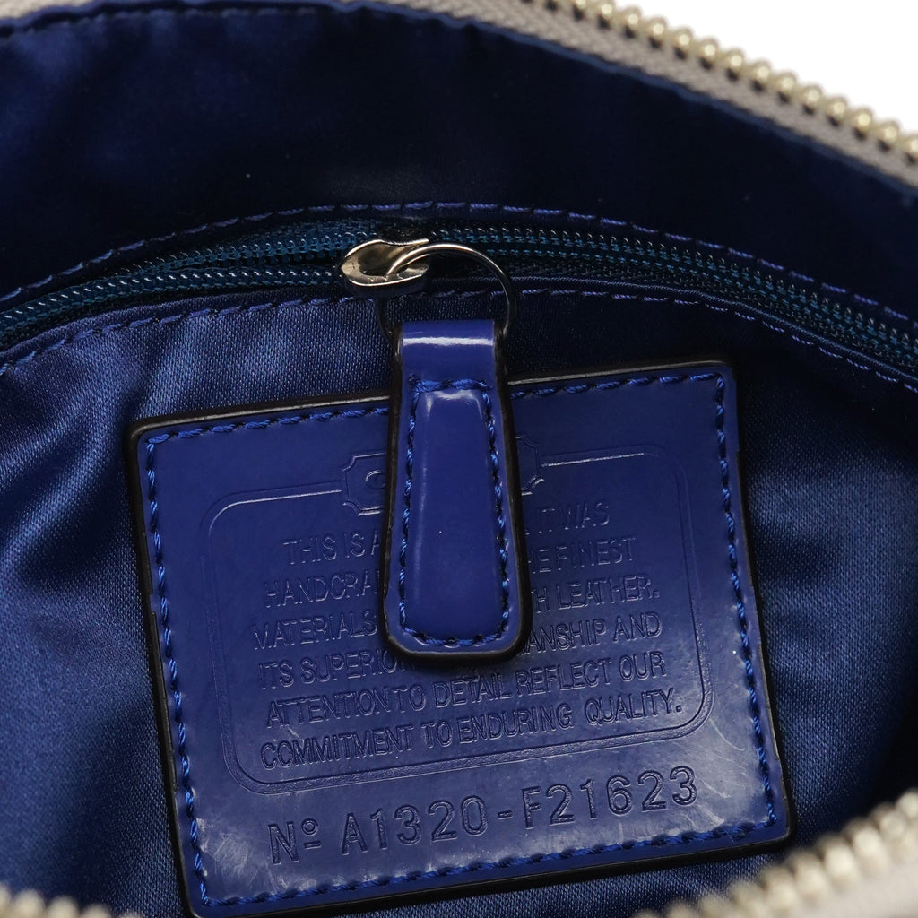 F21623 Beige Blue Soho Shoulder Bag