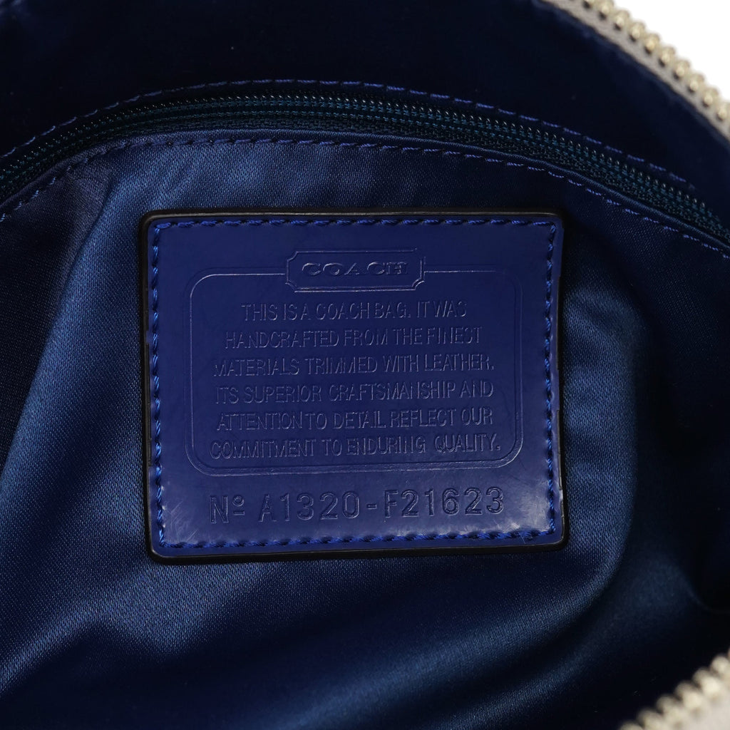 F21623 Beige Blue Soho Shoulder Bag
