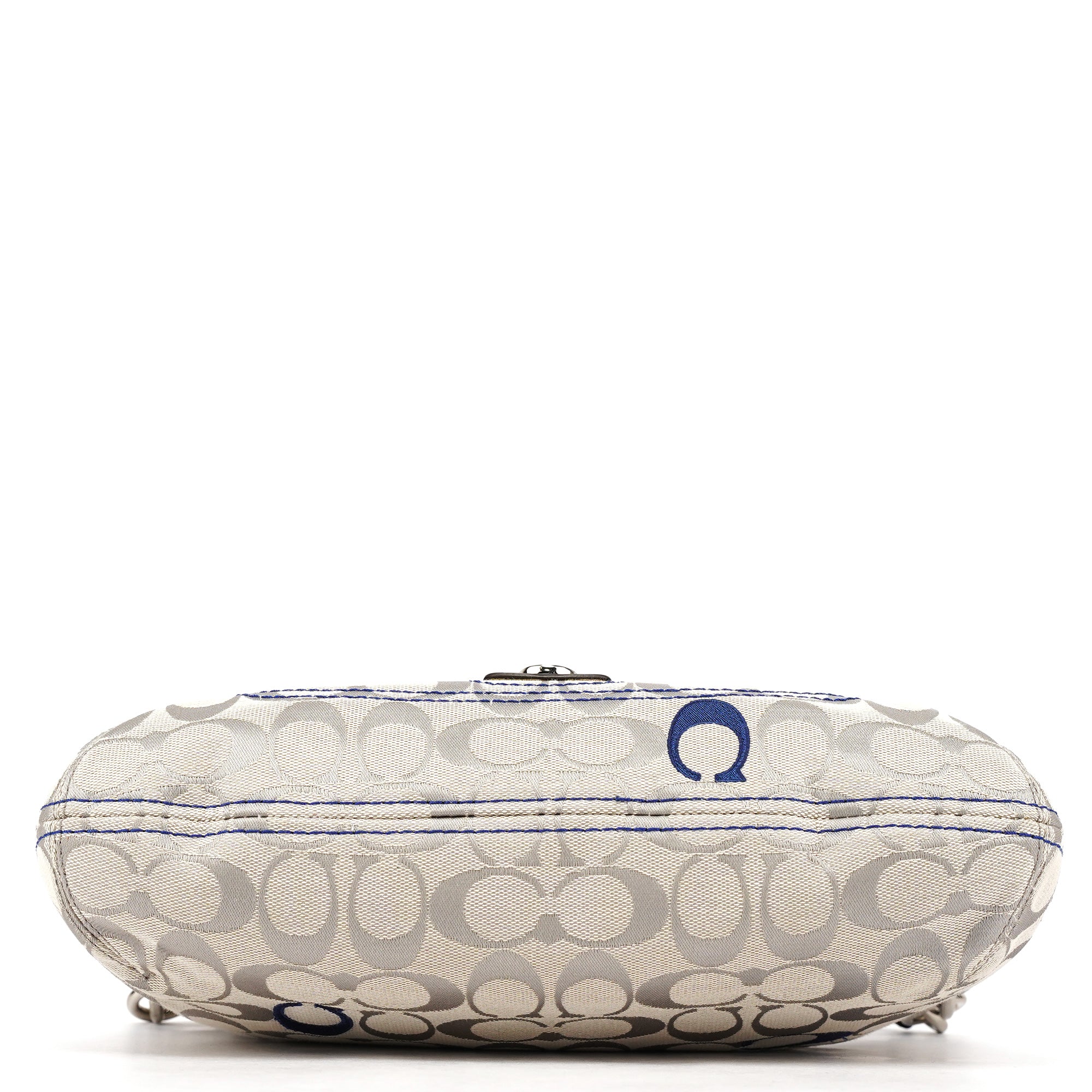 F21623 Beige Blue Soho Shoulder Bag