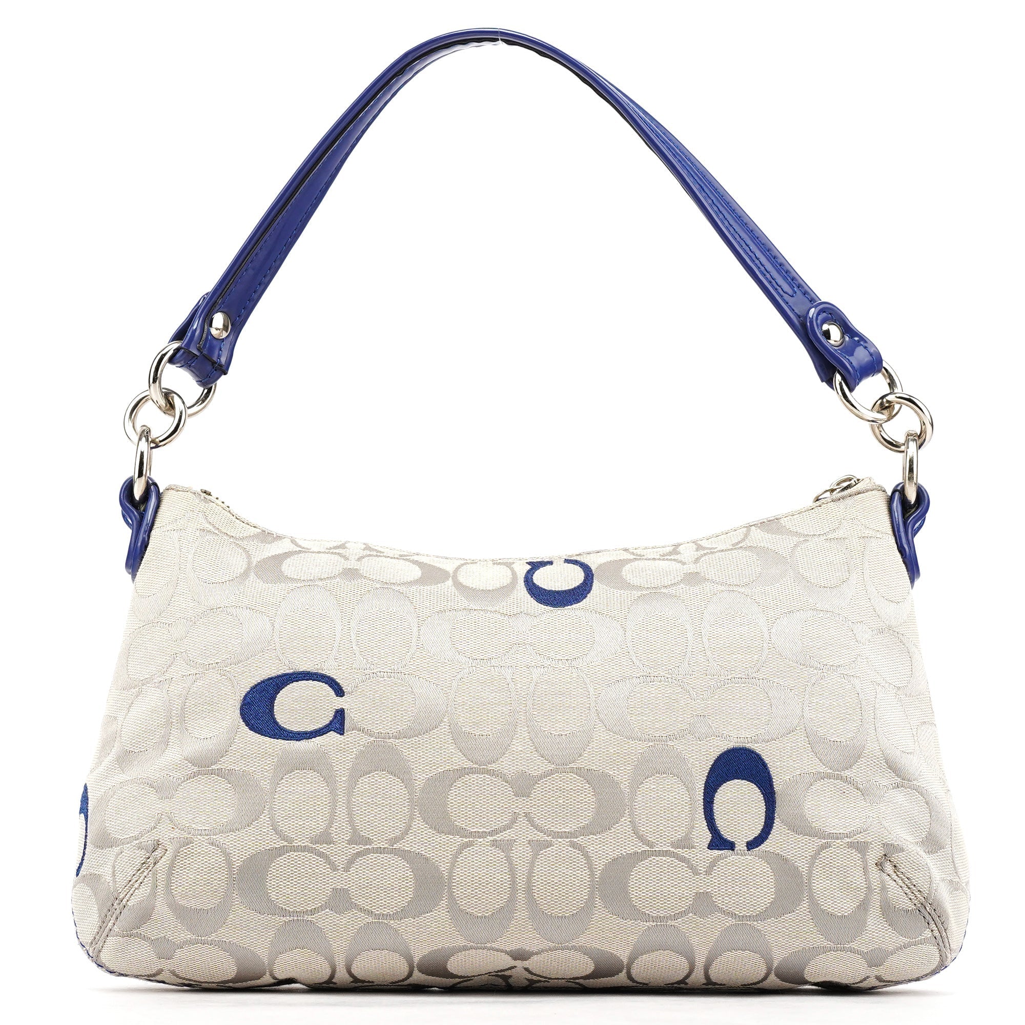 F21623 Beige Blue Soho Shoulder Bag