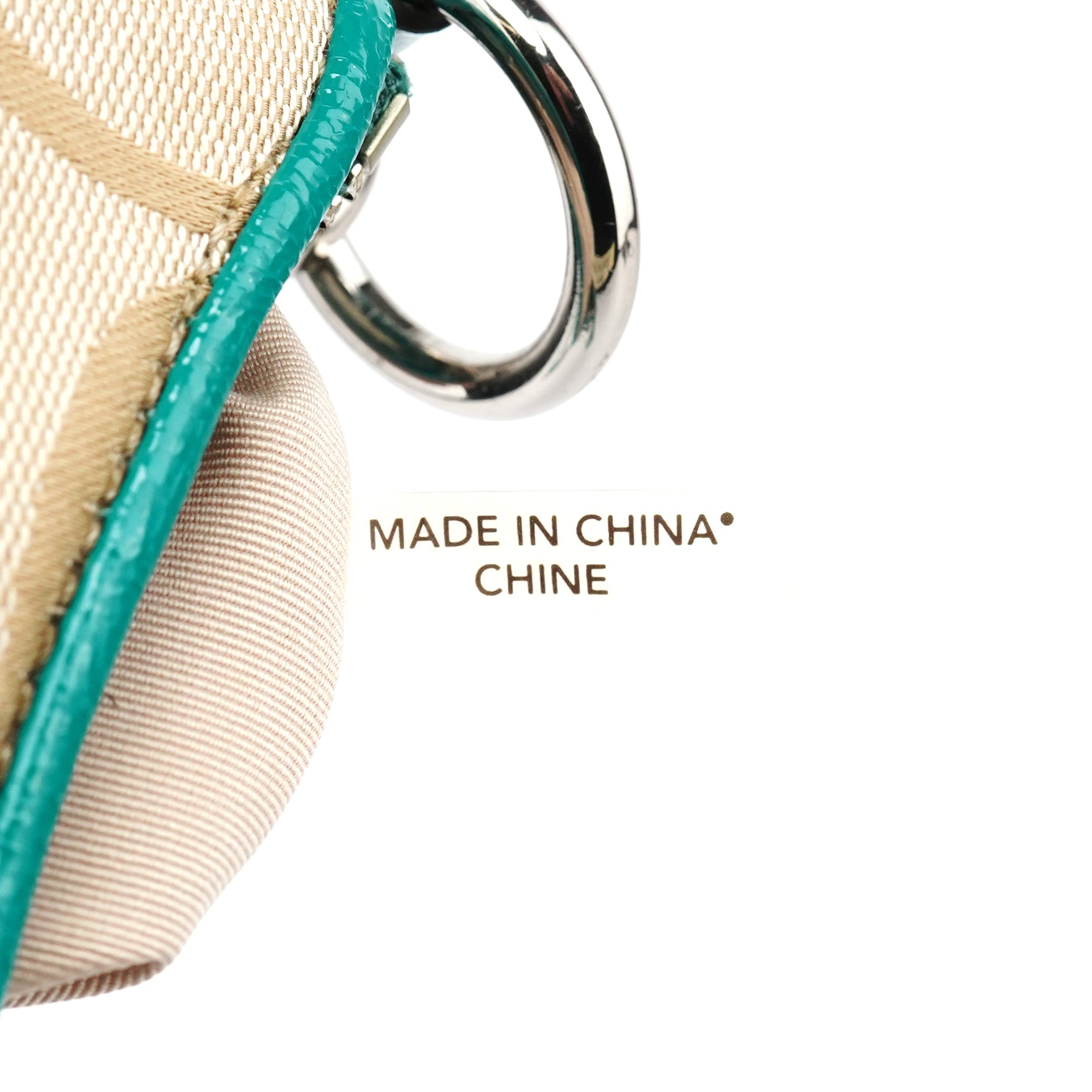 F23544 Beige Green Signature C 2-Way Bag
